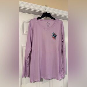 Light Purple Long Sleeve Rashguard shirt